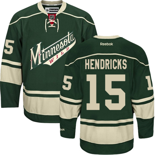 Reebok Men's Matt Cullen Authentic Green Third Jersey: NHL #7 Minnesota Wild