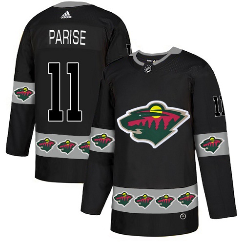 Adidas Men's Zach Parise Premier Green Jersey: NHL #11 Minnesota Wild Salute to Service