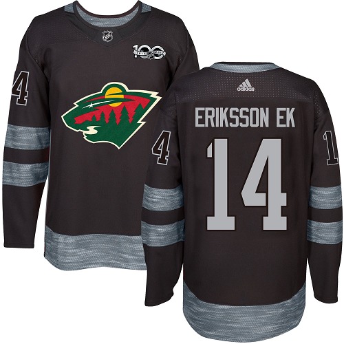 Men's Joel Eriksson Ek Authentic Green Jersey: Hockey #14 Minnesota Wild Drift Fashion