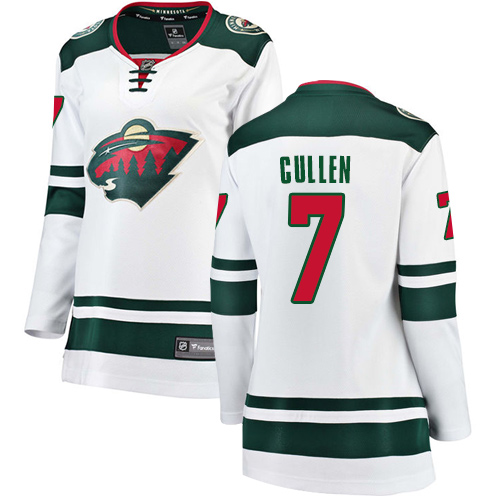 Fanatics Branded Women's Matt Cullen Breakaway White Away Jersey: NHL #7 Minnesota Wild