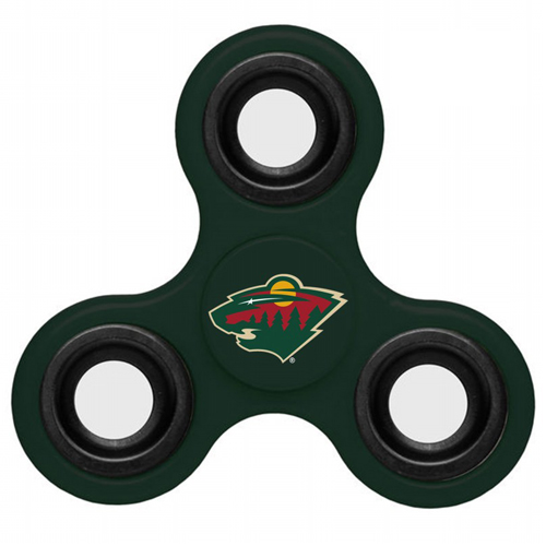 Hockey Minnesota Wild 3 Way Fidget Spinner J116 - Green
